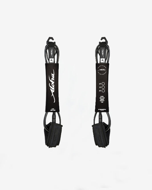 Aloha Leash Ankle Straight 7mm / 7FT-BLACK