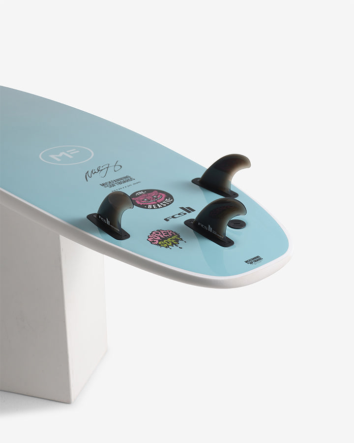 BEASTIE SUPER SOFT - WHITE/TEAL FCSII